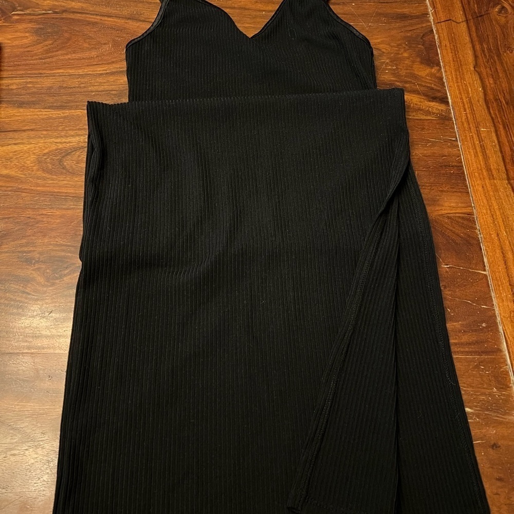 Topshop ribbed jersey bodycon midi dress. Size 4 - Picture 5 of 7
